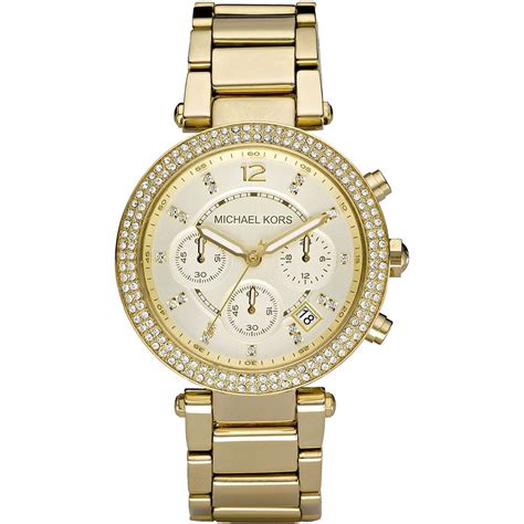 damenuhr michael kors gold mk 5354|Michael Kors parker champagne.